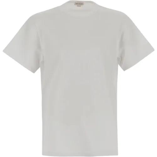 Klassisches Weißes T-Shirt - alexander mcqueen - Modalova