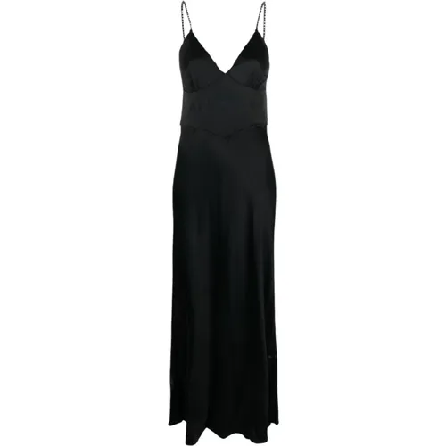 Schwarze kleid , Damen, Größe: XL - Twinset - Modalova