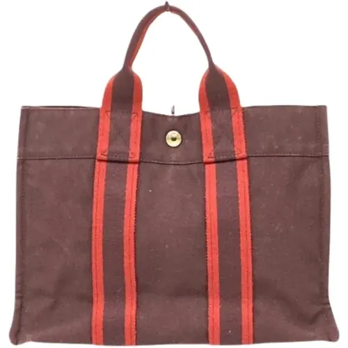 Pre-owned Canvas totes , female, Sizes: ONE SIZE - Hermès Vintage - Modalova