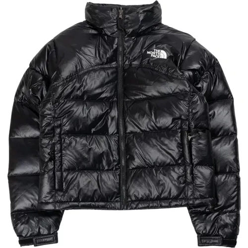 Retro Nuptse Jacke in Schwarz , Damen, Größe: S - The North Face - Modalova