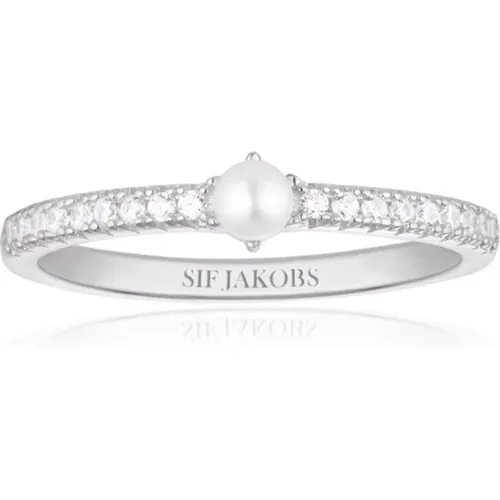 Perla Uno Ring , Damen, Größe: 60 MM - Sif Jakobs Jewellery - Modalova