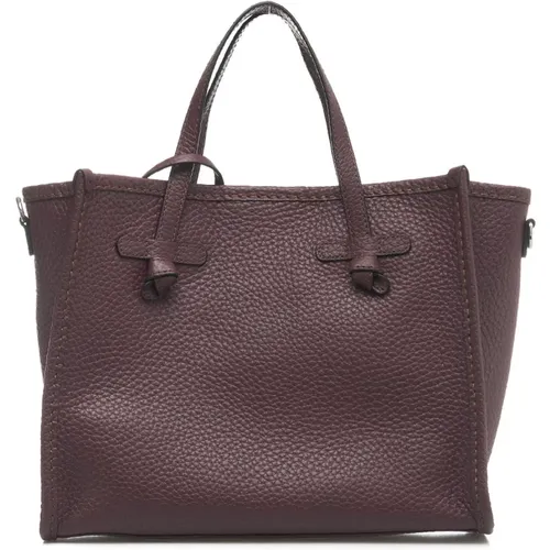 Rote Leder Mini Shopper Tasche - Gianni Chiarini - Modalova