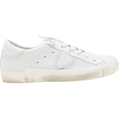 Basis Weiße Sneakers , Damen, Größe: 39 EU - Philippe Model - Modalova