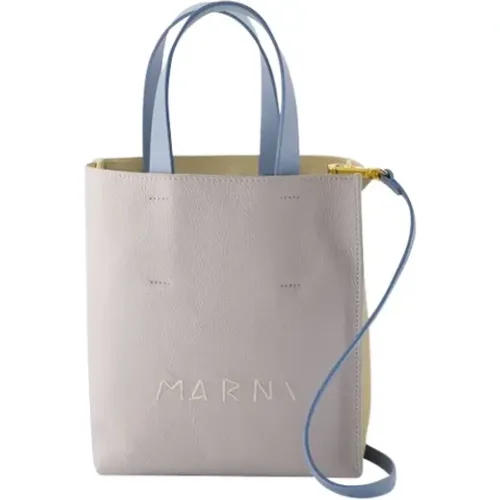 Leather totes , female, Sizes: ONE SIZE - Marni - Modalova