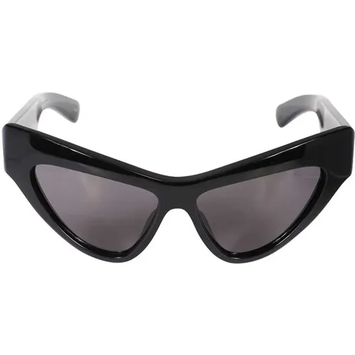 Cat Eye Sonnenbrille mit grauen Gläsern , Damen, Größe: ONE Size - Gucci - Modalova