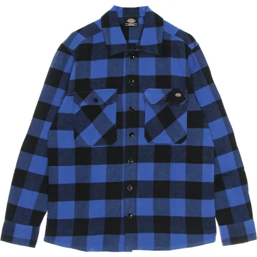 Flannel Long Sleeve Shirt , male, Sizes: L, S, XL, M, 2XS - Dickies - Modalova