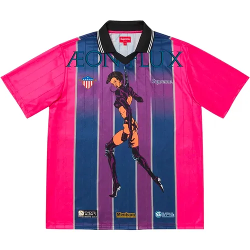 Limited Edition Aeon Flux Soccer Jersey , male, Sizes: XL - Supreme - Modalova