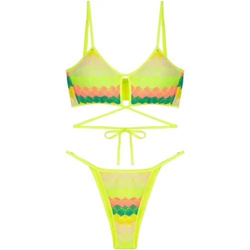 Bikini TOP UND Verstellbarer Slip Ethos - F**k - Modalova