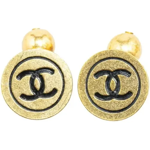 Pre-owned Fabric earrings , female, Sizes: ONE SIZE - Chanel Vintage - Modalova