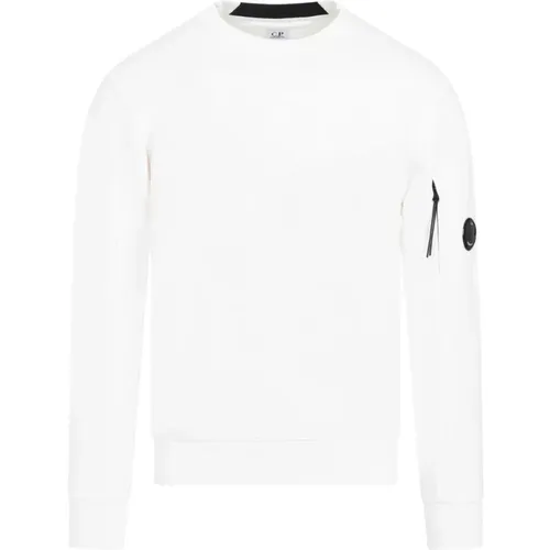 Weiße Gaze Crewneck Sweatshirt,Sweatshirts - C.P. Company - Modalova