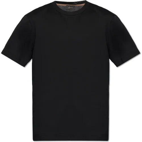 Baumwoll T-Shirt , Herren, Größe: 2XL - Brioni - Modalova