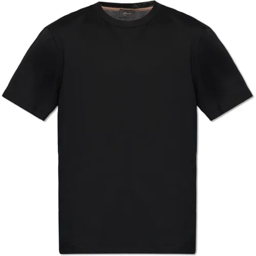 Baumwoll T-Shirt , Herren, Größe: 3XL - Brioni - Modalova