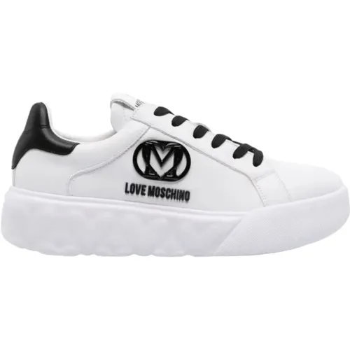 Women's Low-Top Sneakers , female, Sizes: 4 UK, 3 UK, 5 UK, 6 UK - Love Moschino - Modalova