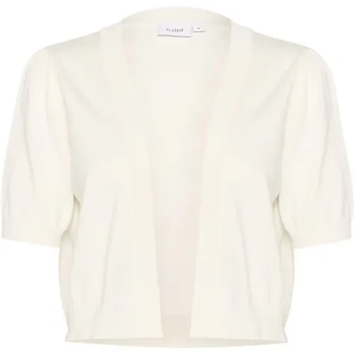 Bolero Strick Ice 3/4 Ärmel , Damen, Größe: 2XL - Saint Tropez - Modalova