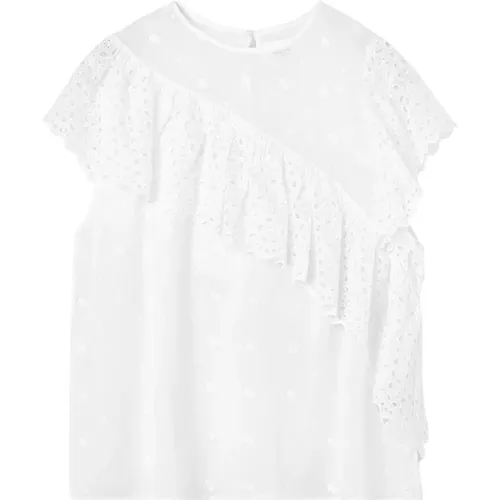Lace Detail Shirt , female, Sizes: M, L, S - Isabel marant - Modalova