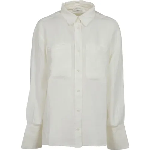 Ivory Dante Shirt - Stylish and Chic , female, Sizes: XS, M, L, S - Anine Bing - Modalova