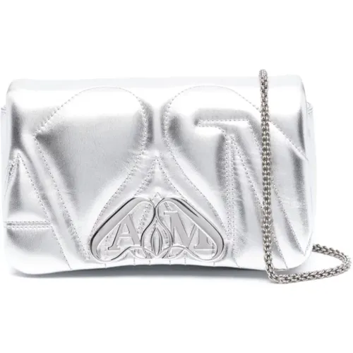 Metallic Effekt Schultertasche,Cross Body Bags - alexander mcqueen - Modalova