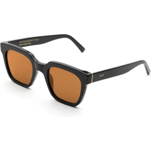 Vintage Sonnenbrille SU5 Refined Stil , unisex, Größe: 50 MM - Retrosuperfuture - Modalova