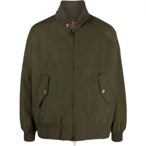 Harrington Zip-Up Bomber Jacket , male, Sizes: 2XS - Baracuta - Modalova