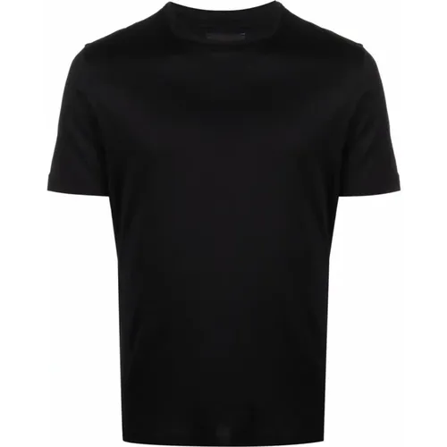 Lyocell Baumwoll T-Shirt - Emporio Armani - Modalova