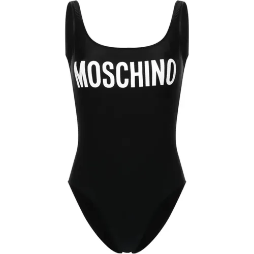 Schwarze Meer Kleidung mit Logo-Druck , Damen, Größe: S - Moschino - Modalova