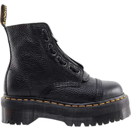 Gehämmerte Lederstiefeletten , Damen, Größe: 41 EU - Dr. Martens - Modalova