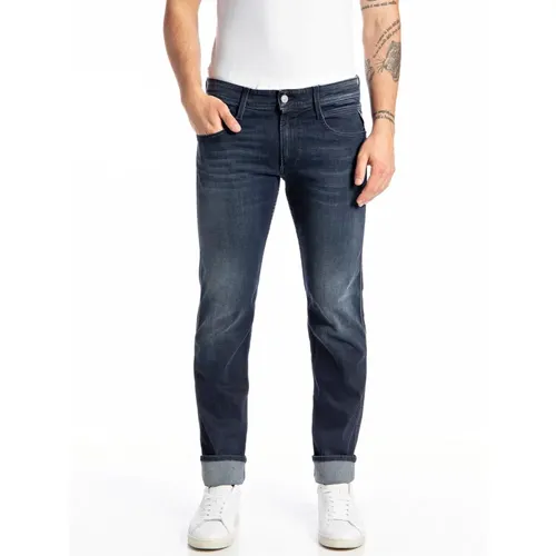 Regular Fit Comfort Jeans für Herren , Herren, Größe: W32 - Replay - Modalova