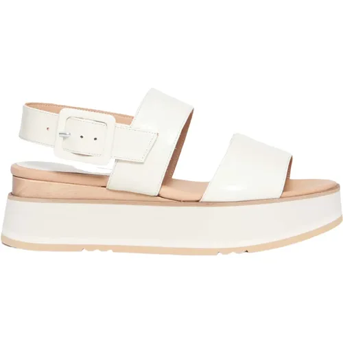 Beige Wedge Sandals Elevate Style , female, Sizes: 8 UK, 7 UK - Paloma Barceló - Modalova