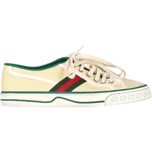 Pre-owned Canvas sneakers , male, Sizes: 9 UK - Gucci Vintage - Modalova