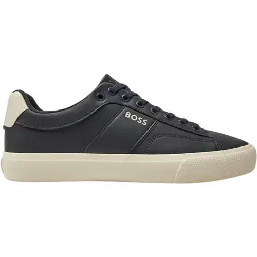 Sporty Sneakers Aiden Tenn , male, Sizes: 8 UK, 11 UK, 9 UK, 10 UK - Hugo Boss - Modalova