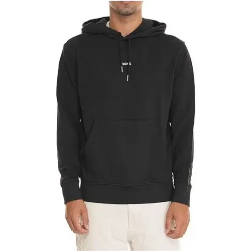 Herren Hoodie We_Calcehood , Herren, Größe: S - Hugo Boss - Modalova