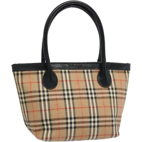 Pre-owned Cotton handbags , female, Sizes: ONE SIZE - Burberry Vintage - Modalova