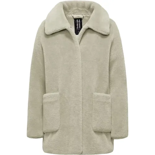 Eco Fur Coat Lapin Effect , female, Sizes: XL - BomBoogie - Modalova