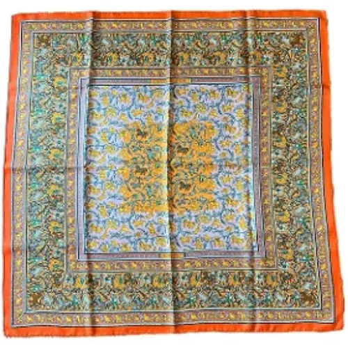 Pre-owned Silk scarves , female, Sizes: ONE SIZE - Hermès Vintage - Modalova