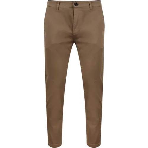 Slim Fit Chino Crop Hose , Herren, Größe: W31 - DEPARTMENT FIVE - Modalova