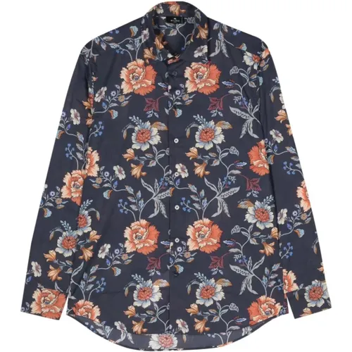 Floral Cotton Shirt , male, Sizes: XL, 2XL, L, 3XL, M - ETRO - Modalova