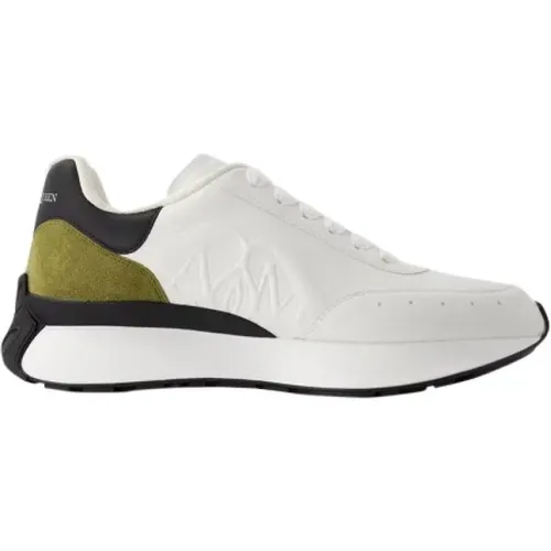 Leather sneakers , male, Sizes: 8 UK, 10 UK, 6 UK, 10 1/2 UK - alexander mcqueen - Modalova