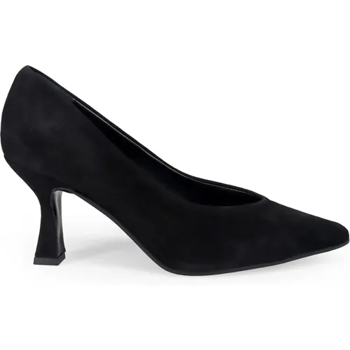 Suede Heeled Pumps , female, Sizes: 5 UK, 6 UK, 2 UK, 4 UK, 9 UK, 3 UK - Sangiorgio - Modalova