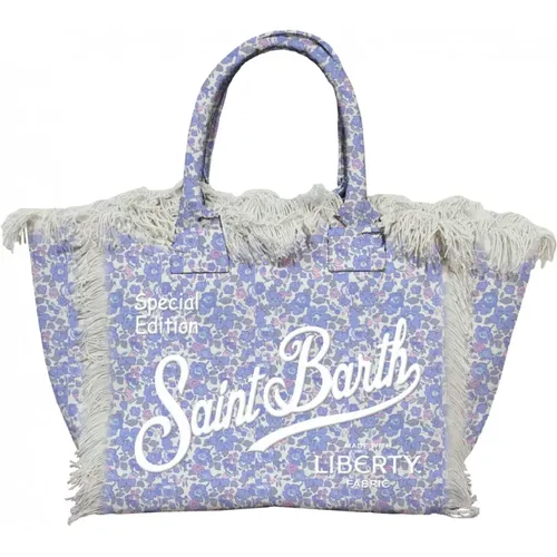 Colette Liberty Canvas Handtasche mit Fransen - MC2 Saint Barth - Modalova