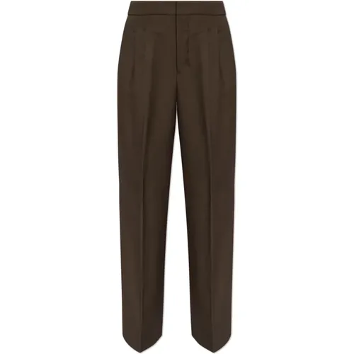 Creased trousers , female, Sizes: M, XS - Ami Paris - Modalova