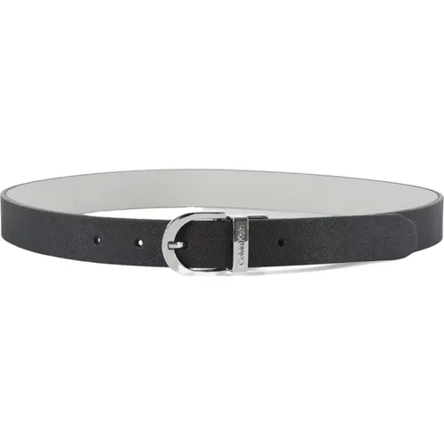 Reversible Saffiano Leather Belt , female, Sizes: 90 CM, 80 CM, 85 CM, 100 CM - Calvin Klein - Modalova