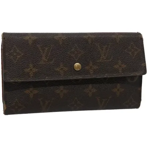 Pre-owned Canvas wallets , female, Sizes: ONE SIZE - Louis Vuitton Vintage - Modalova