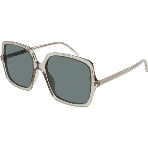 SL 591 Sunglasses in /Blue Green , female, Sizes: 57 MM - Saint Laurent - Modalova