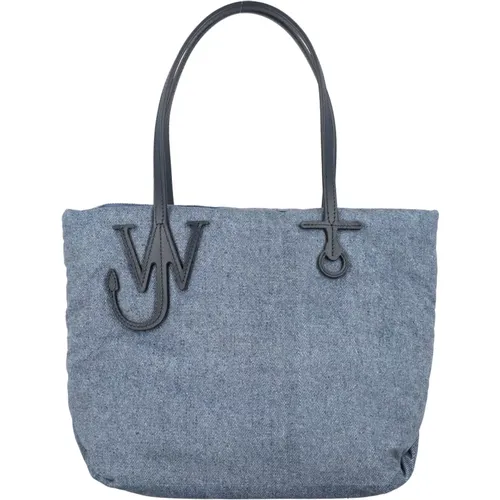 Blaue Anker Denim Tote Tasche - JW Anderson - Modalova