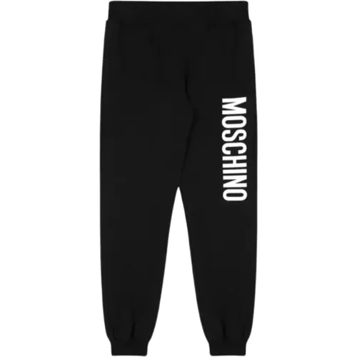 Schwarze Elastische Taille Hose - Moschino - Modalova