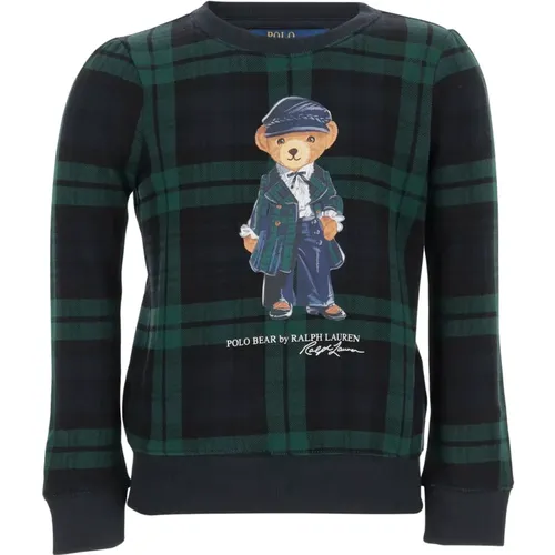 Kariertes Polo Bear Sweatshirt - Polo Ralph Lauren - Modalova