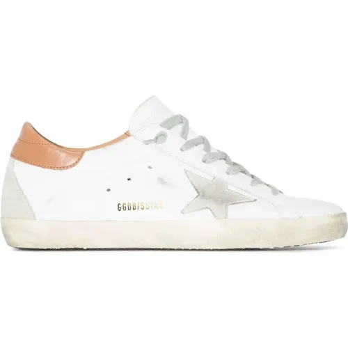 Eisgraue Wildleder-Sneakers Vintage-Stil , Damen, Größe: 35 EU - Golden Goose - Modalova