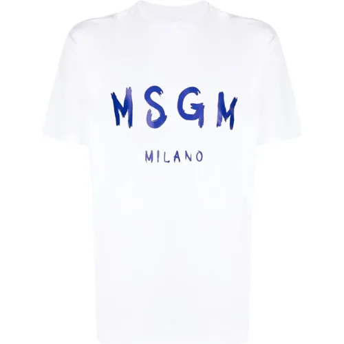 Stilvolle T-Shirts und Polos , Herren, Größe: S - Msgm - Modalova