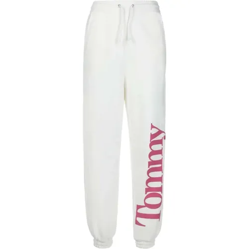 Lange Hose , Damen, Größe: S - Tommy Jeans - Modalova