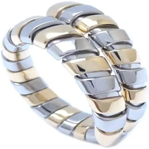 Pre-owned Metal rings , female, Sizes: ONE SIZE - Bvlgari Vintage - Modalova